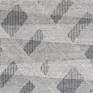 Safavieh Abstract ABT360H Ivory / Charcoal Area Rug Square