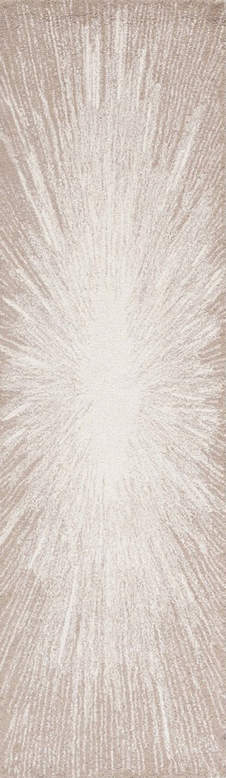 Safavieh Abstract ABT375B Ivory / Dark Beig Area Rug Runner