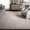 Safavieh Abstract ABT375B Ivory / Dark Beig Area Rug Room Scene Feature