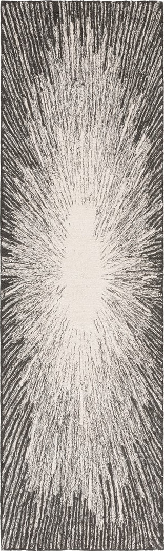 Safavieh Abstract ABT375H Ivory / Charcoal Area Rug Runner