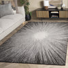 Safavieh Abstract ABT375H Ivory / Charcoal Area Rug Room Scene
