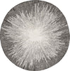 Safavieh Abstract ABT375H Ivory / Charcoal Area Rug Round
