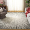 Safavieh Abstract ABT375H Ivory / Charcoal Area Rug Room Scene Feature