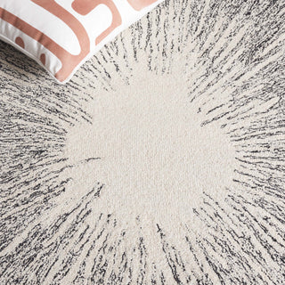 Safavieh Abstract ABT375Z Ivory / Black Area Rug Detail