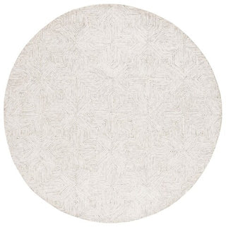 Safavieh Abstract ABT425F Grey / Ivory Area Rug Round