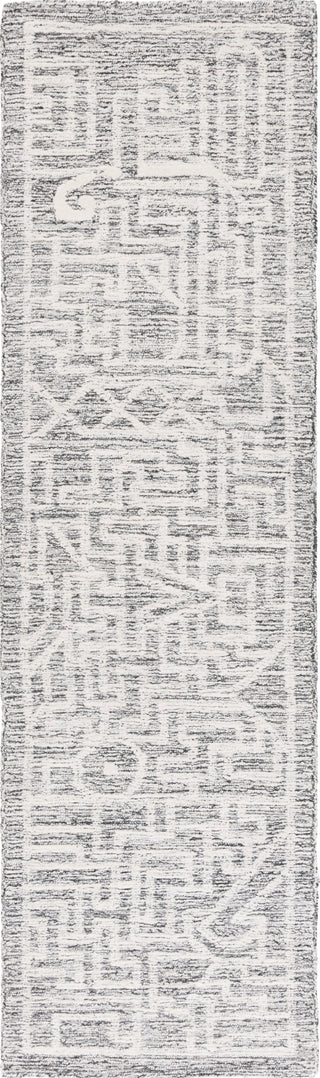 Safavieh Abstract ABT462H Charcoal / Ivory Area Rug Runner