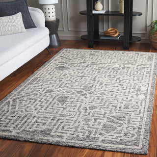 Safavieh Abstract ABT462H Charcoal / Ivory Area Rug Room Scene