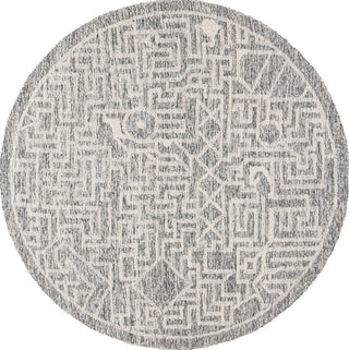 Safavieh Abstract ABT462H Charcoal / Ivory Area Rug Round