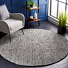 Safavieh Abstract ABT468H Dark Grey / Ivory Area Rug Room Scene Feature