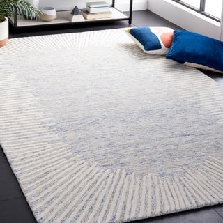 Safavieh Abstract ABT478M Blue / Ivory Area Rug Room Scene Feature