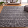 Safavieh Abstract ABT482Z Black / Ivory Area Rug Room Scene Feature