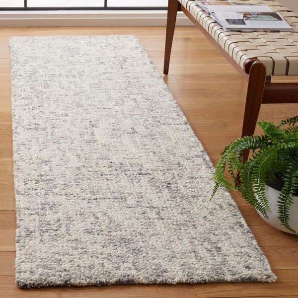 Safavieh Abstract ABT495F Grey / Ivory Area Rug Room Scene Feature