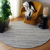 Safavieh Abstract ABT496F Grey Area Rug Room Scene Feature