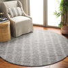 Safavieh Abstract ABT498F Grey / Ivory Area Rug Room Scene Feature