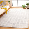 Safavieh Abstract ABT498G Silver / Ivory Area Rug Room Scene Feature