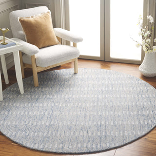 Safavieh Abstract ABT498M Blue / Ivory Area Rug Room Scene Feature