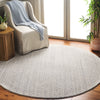 Safavieh Abstract ABT499G Silver / Ivory Area Rug Room Scene Feature