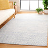 Safavieh Abstract ABT499M Blue / Ivory Area Rug Room Scene Feature