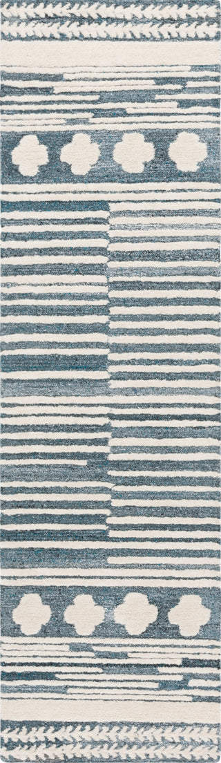 Safavieh Abstract ABT559F Grey / Ivory Area Rug Runner