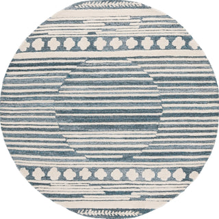 Safavieh Abstract ABT559F Grey / Ivory Area Rug Round