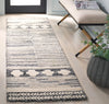 Safavieh Abstract ABT559Z Black / Ivory Area Rug Room Scene Feature