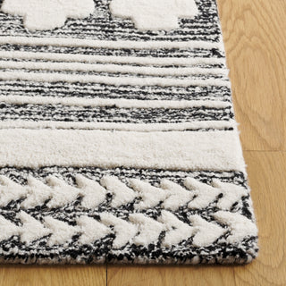 Safavieh Abstract ABT559Z Black / Ivory Area Rug Detail