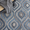 Safavieh Abstract ABT606F Grey / Blue Area Rug Detail