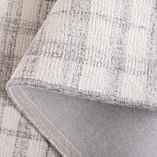 Safavieh Abstract ABT648B Ivory / Silver Area Rug Fold