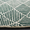 Safavieh Abstract ABT763W Dark Green / Ivory Area Rug Detail