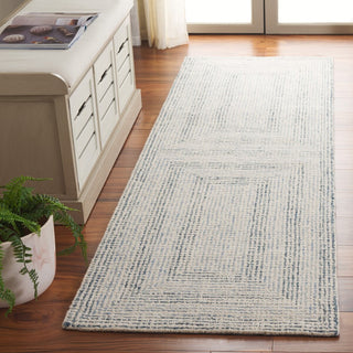 Safavieh Abstract ABT928M Ivory / Blue Area Rug Room Scene Feature