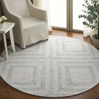 Safavieh Abstract ABT928M Ivory / Blue Area Rug Room Scene Feature