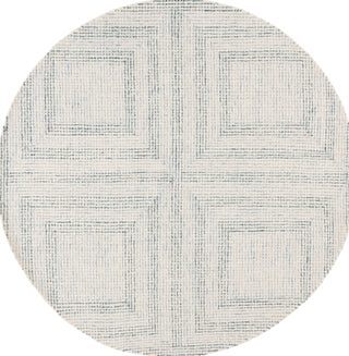 Safavieh Abstract ABT928M Ivory / Blue Area Rug Round