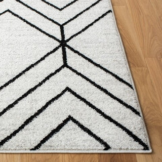 Safavieh Adirondack ADR241F Light Grey / Black Area Rug Detail