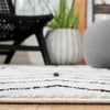 Safavieh Adirondack ADR241F Light Grey / Black Area Rug Detail