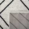 Safavieh Adirondack ADR241F Light Grey / Black Area Rug Backing