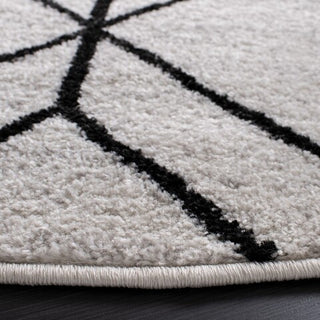 Safavieh Adirondack ADR241F Light Grey / Black Area Rug Detail