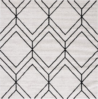 Safavieh Adirondack ADR241F Light Grey / Black Area Rug Square