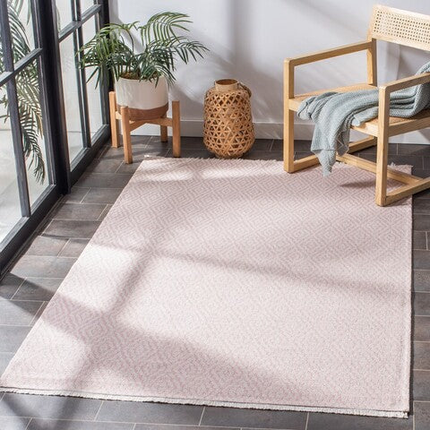 Safavieh Augustine AGT484 Pink / Ivory Area Rug Room Scene Feature