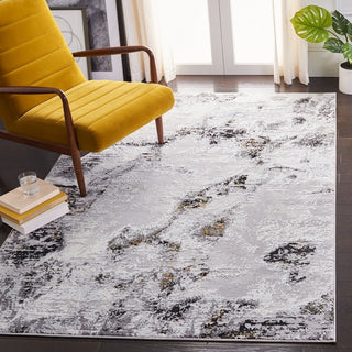 Safavieh Amelia ALA232F Grey / Gold Area Rug Room Scene