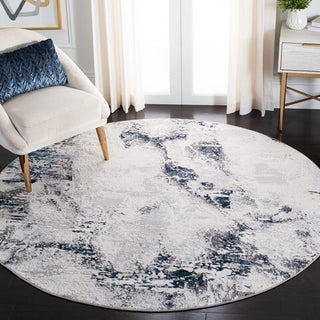 Safavieh Amelia ALA232G Grey / Blue Area Rug Room Scene