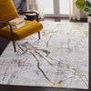 Safavieh Amelia ALA293G Grey / Gold Area Rug Room Scene