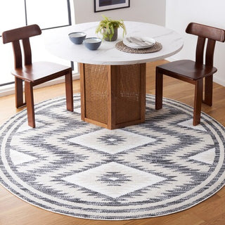 Safavieh Alamo ALM737 Ivory / Charcoal Area Rug