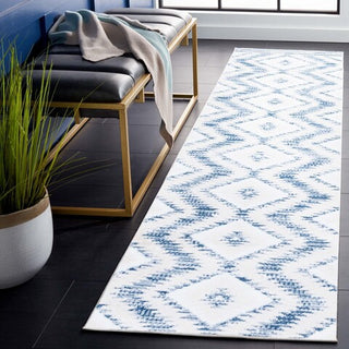 Safavieh Alamo ALM737 Ivory / Blue Area Rug Room Scene Feature