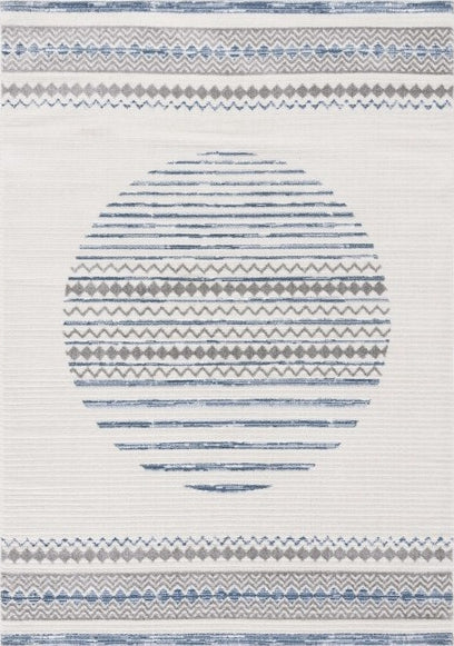 Safavieh Alamo ALM775 Ivory / Navy Area Rug