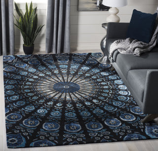 Safavieh Allure ALR418 Black / Blue Area Rug