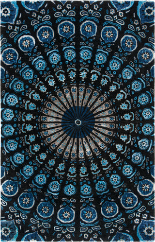 Safavieh Allure ALR418 Black / Blue Area Rug