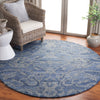 Safavieh Anatolia AN401M Blue / Grey Area Rug Room Scene Feature