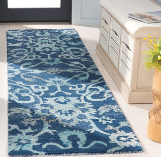 Safavieh Anatolia AN401N Navy Area Rug Room Scene Feature