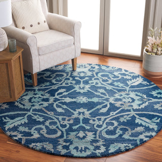 Safavieh Anatolia AN401N Navy Area Rug Room Scene Feature