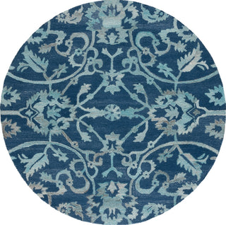 Safavieh Anatolia AN401N Navy Area Rug Round